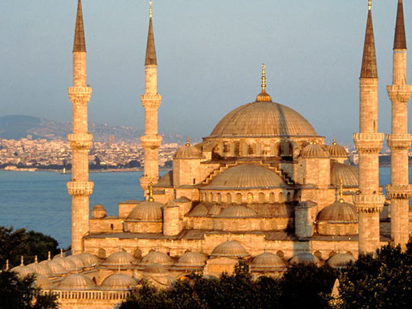The Sultan Ahmed Mosque in Turkey